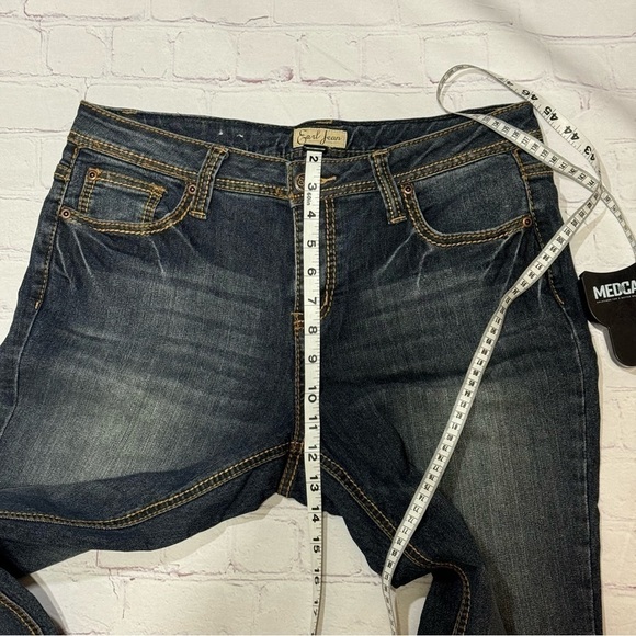 EARL JEANS straight fit dark wash denim women’s pants in size 12 western EUC - Picture 5 of 13